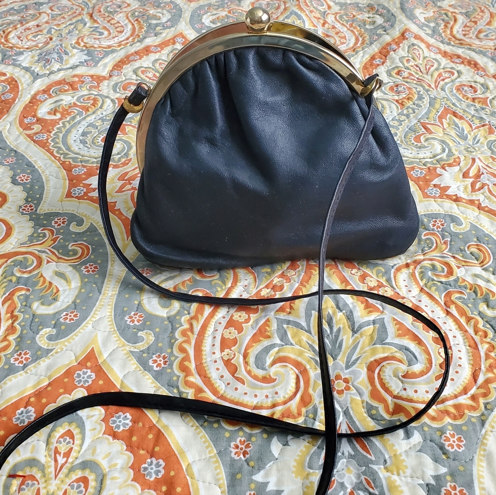 Vintage No Name Navy blue shoulder bag